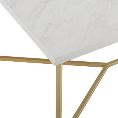 Maxwell Two-Tone Modern Glam Coffee Table - Saracina Home, 5 of 11