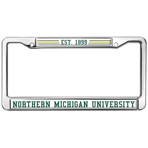 Northern Michigan University Full Size Standard License Plate Metal Frame - 1 of 4