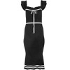 VENUS Womens Ruffle Contrast Midi Dress - 4 of 4