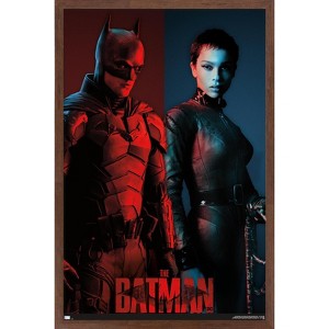 Trends International DC Comics Movie The Batman - The Bat and The Cat Framed Wall Poster Prints - 1 of 4