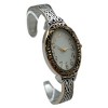 Olivia Pratt Oval Face Elegant Textured Bangle Women Watch - 3 of 3