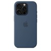 Apple iPhone 16 Pro Silicone Case with MagSafe - Denim - 4 of 4