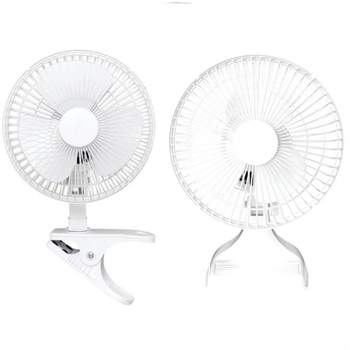 Optimus 6in Convertible Personal Clip-on/ Table Fan
