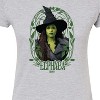Women's - Wicked - Art Noveau Elphaba Fitted Graphic T-Shirt - 2 of 3