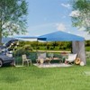 EROMMY 10x10 Ft Pop Up Canopy Tent With 2 Sidewalls, Waterproof Sun Shade Tent For Commercial Events, Markets, And Backyard Gatherings - 2 of 4