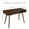 Modern Simple Home Office Desk - 2 of 4