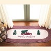 Braided Christmas Poster BRP111 Machine Washable Hand Woven Indoor Rugs - Safavieh - 2 of 3