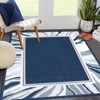 Modern Style Printed Area Rug Ultra Thin Low Pile Machine Washable Stain Resistant Non Shedding Pet Friendly Floor Rug with Non Slip Backing - 2 of 4