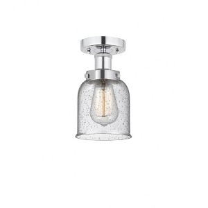 Bell - 1 Light Semi-Flush Mount In Industrial Style-8.25 Inches Tall and 6.5 Inches Wide - 1 of 1