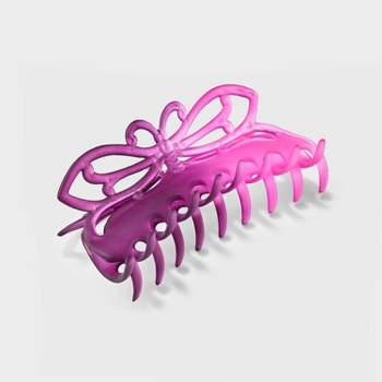 Jumbo Ombre Butterfly Claw Hair Clip - Wild Fable™ Purple/Pink
