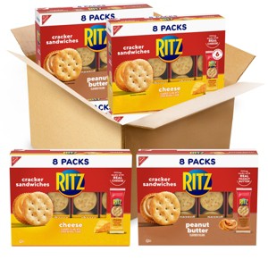 Ritz Peanut Butter and Cheese Sandwich Crackers - 43.6oz/32ct - 1 of 4