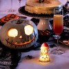 Racxily Christmas Ghost Decor - Halloween White Ghost with Santa Hat Led Night Light Little Boo Figurine Statue Festival Lamp Table Topper - 4 of 4