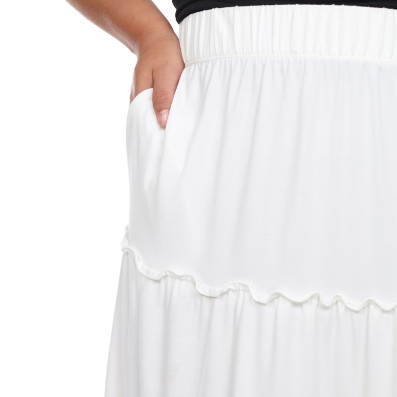 Plus Size Tiered Maxi Skirt, 5 of 6