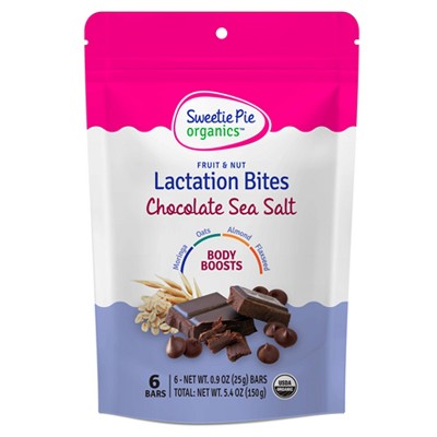 Sweetie Pie Organics Lactation Brownies - 0.9oz/6pk