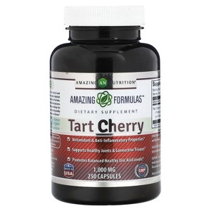 Amazing Nutrition Tart Cherry, 1,000 mg , 250 Capsules - 1 of 4