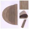 REGALWOVEN PVC Oval Kitchen Dining Table Decor Wipeable Placemats 6 Pcs - 2 of 4