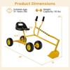 Safstar Sand Digger for Kids w/2-Handed Controls Flexible Shovel 360° Rotatable Function - 2 of 4