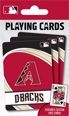 MasterPieces Officially Licensed MLB Arizona Diamondbacks Playing Cards - 54 Card Deck for Adults