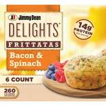 Jimmy Dean Delights Frozen Bacon & Spinach Frittatas - 6ct/12oz