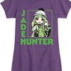 Girls' - Rainbow High - Jade Hunter Winter Snowboard Fitted Short Sleeve Graphic T-Shirt - 2 of 4