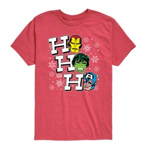 Boys' - Marvel - Ho Ho Ho Short Sleeve Graphic T-Shirt - 1 of 4