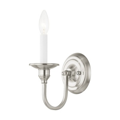 Livex Lighting Cranford 1 - Light Wall Light in  Brushed Nickel