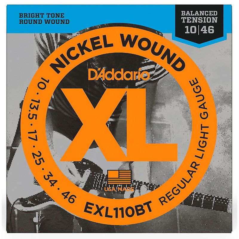 D'Addario EXL110BT Balanced Tension Lite Electric Guitar Strings Single-Pack, 1 of 7