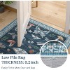 Washable Rug - Non-Slip Soft Farmhouse Carpet Low Pile Thin Floor Cover for Living Room, Bedroom Nursery Dining Room Dorm - 4 of 4