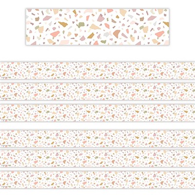 Teacher Created Resources® Terrazzo Tones Straight Border Trim, 35 Feet Per Pack, 6 Packs