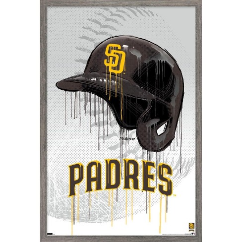 Trends International Mlb San Diego Padres - Fernando Tatis Jr. 22 Framed  Wall Poster Prints Barnwood Framed Version 22.375 X 34 : Target