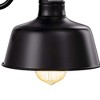 C Cattleya 2-Pack Black Gooseneck Motion Sensor Outdoor Barn Light - 4 of 4