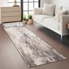 Modern Abstract Area Rug Machine Washable Non Slip Stain Resistant Pet Friendly Perfect for Living Room Bedroom Kitchen - 3 of 4