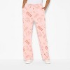 Women's Hello Kitty Wide Leg Fleece Graphic Pants - Pink - 2 of 3