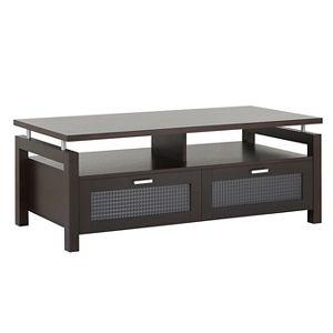 Camille Modern Uplifted Top Coffee Table Espresso Iohomes Target