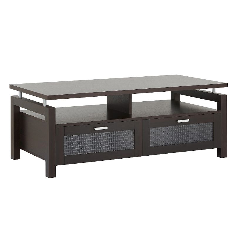Camille Modern Uplifted Top Coffee Table Espresso - HOMES: Inside + Out, 1 of 6