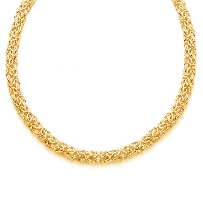 Giorgio Di Vicenza Sterling Silver Byzantine Chain Necklace
