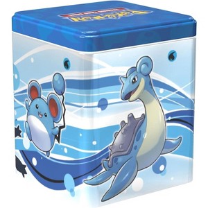 Pokemon TCG: Water Stacking Tin (3 Booster Packs & Coin) - 1 of 4