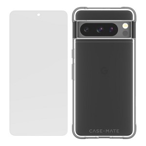 Case-Mate Google Pixel 8 Pro Case and Screen Protector - Clear - 1 of 4