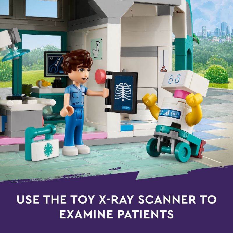 LEGO Friends Heartlake City Hospital Toy Pretend Playset 42621, 5 of 8
