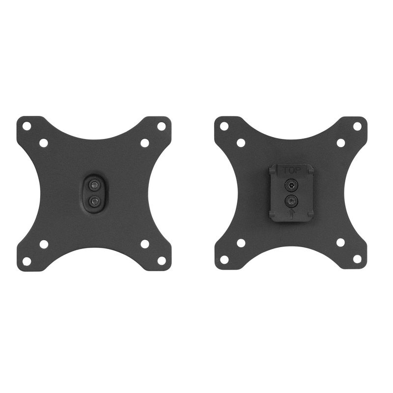Mount-It! Replacement Monitor VESA Plate | 33 Lbs. Weight Capacity | Fits VESA patterns of 75 x 75 mm or 100 x 100 mm | Black, 5 of 6
