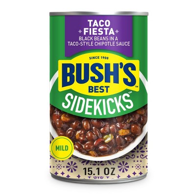 Bush's Sidekicks Taco Fiesta Black Beans - 15.1oz