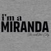 Women's Sex and the City I'm a Miranda Text Racerback Tank Top - image 2 of 4