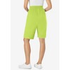Woman Within Plus Size Elastic-Waist Knit Short - 3 of 4