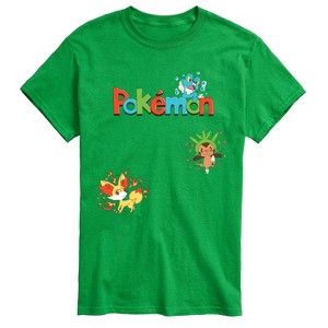 Men's - Pokémon - Chespin, Fennekin, Froakie Short Sleeve Graphic T-Shirt - 1 of 3