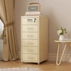 YIYIBYUS Vertical Metal File Cabinet with Lock, Modern Filing Cabinet - 2 of 4