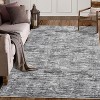 Machine Washable Modern Abstract Area Rug, Non-Slip Soft Velvet Low-Pile Carpet for Living Room, Bedroom, Dining Room, Pet-Friendly - 2 of 4