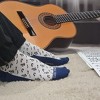 Melodic and Sophisticated Music Note Pattern Socks from the Sock Panda (Men's Sizes, Adult Large) - 2 of 4