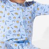 Bellabu Bear Baby Milk and Cookies Blue Bamboo Convertible Footie - 2 of 4