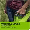 Greenworks POWERALL 24V 2Ah Cordless 450CFM / 110MPH Brushless Axial Leaf Blower Kit: Includes Battery & Charger - 4 of 4