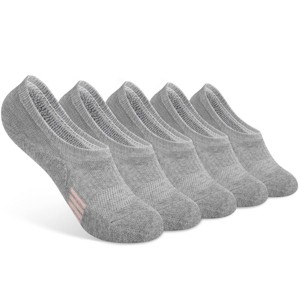 No Show Ankle Socks for Women - 5-Pairs Cushioned & Breathable for Running & Casual Wear - 1 of 1